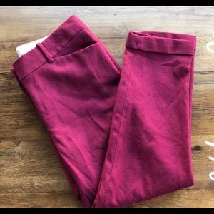 LOFT Marisa fuchsia pants